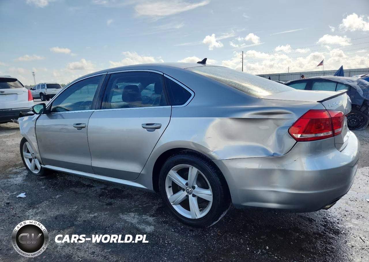 2012 Volkswagen Passat Se VIN:1VWBP7A35CC065657 - 2