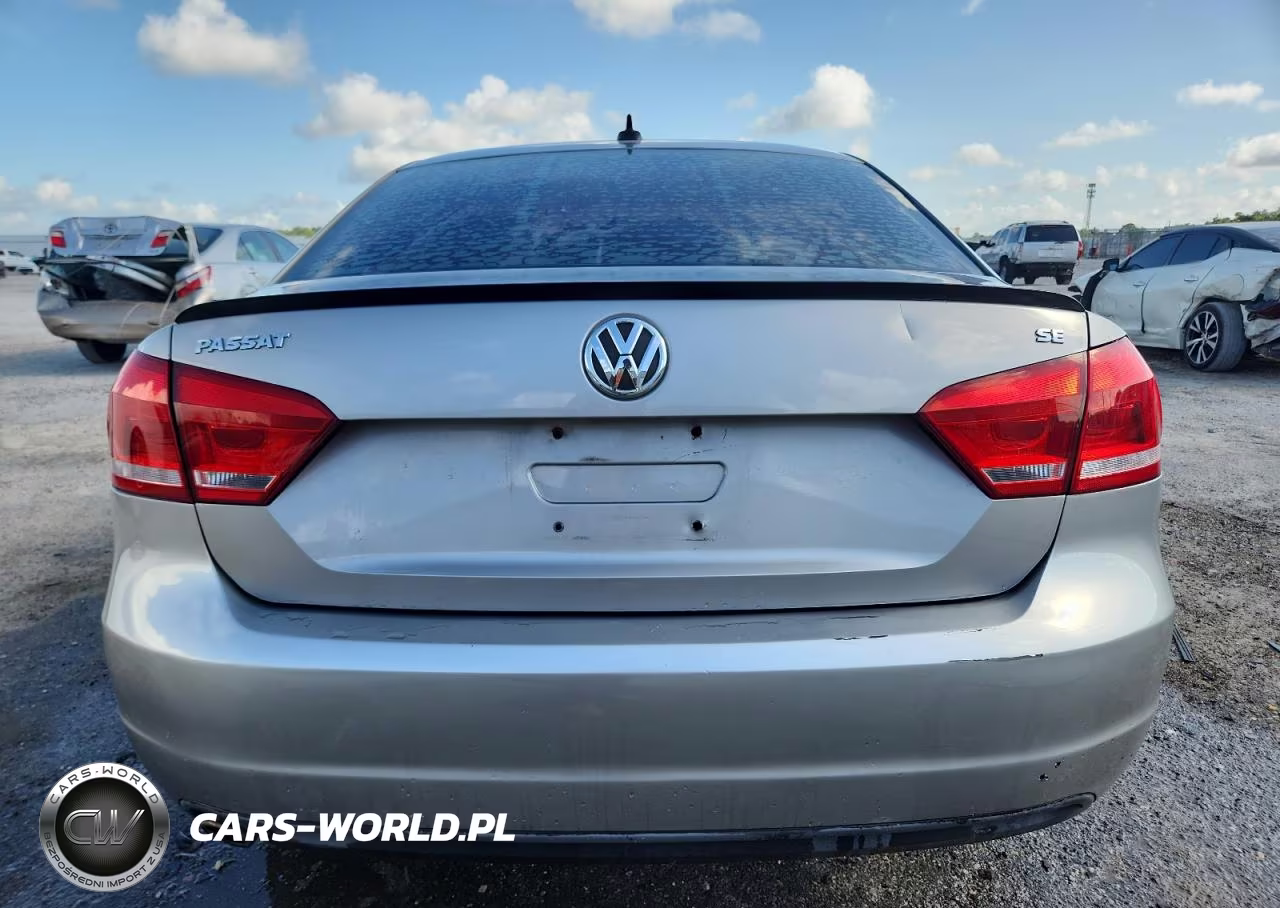 2012 Volkswagen Passat Se VIN:1VWBP7A35CC065657 - 6