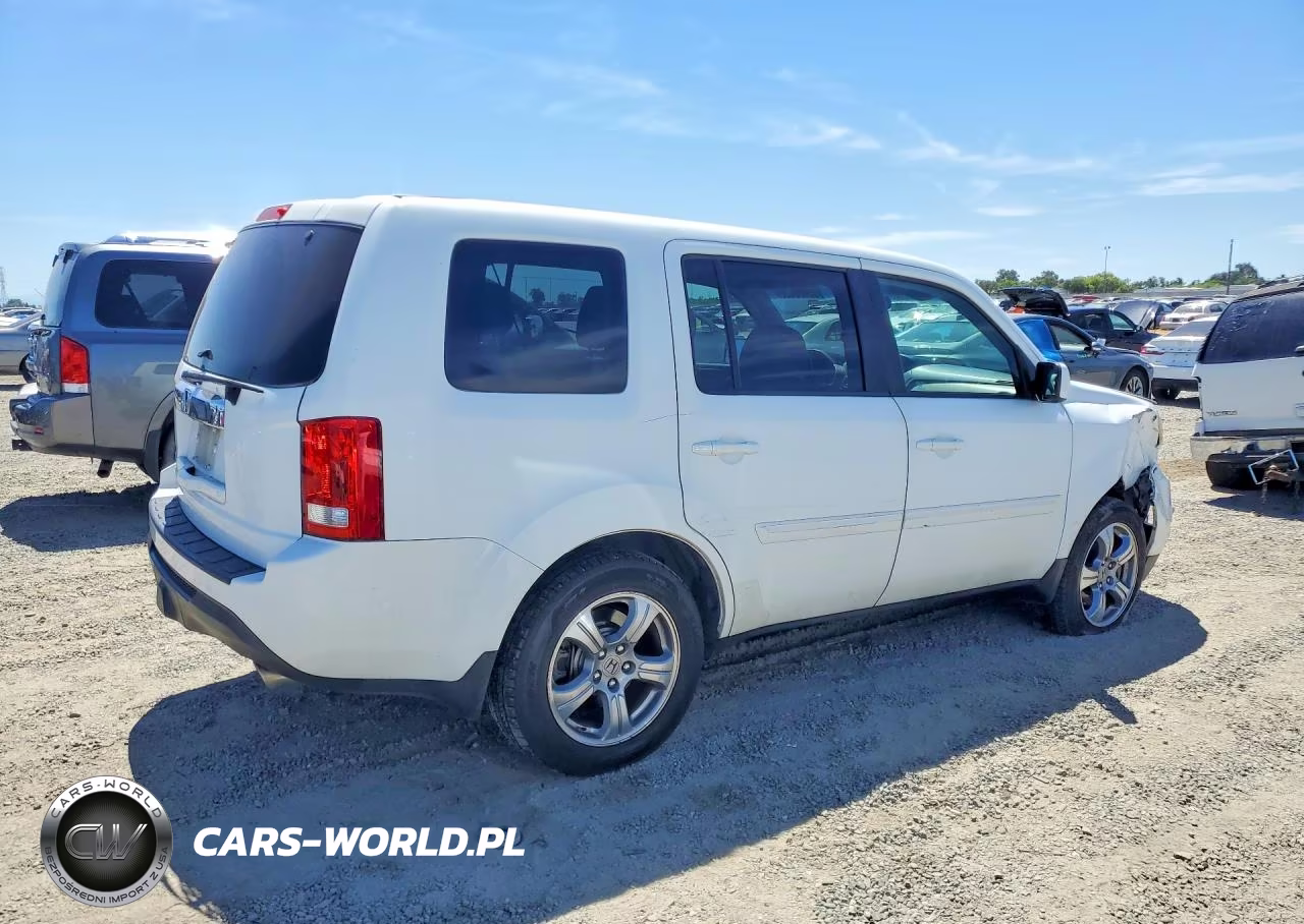 2012 Honda Pilot Exl VIN:5FNYF3H58CB032428 - 3