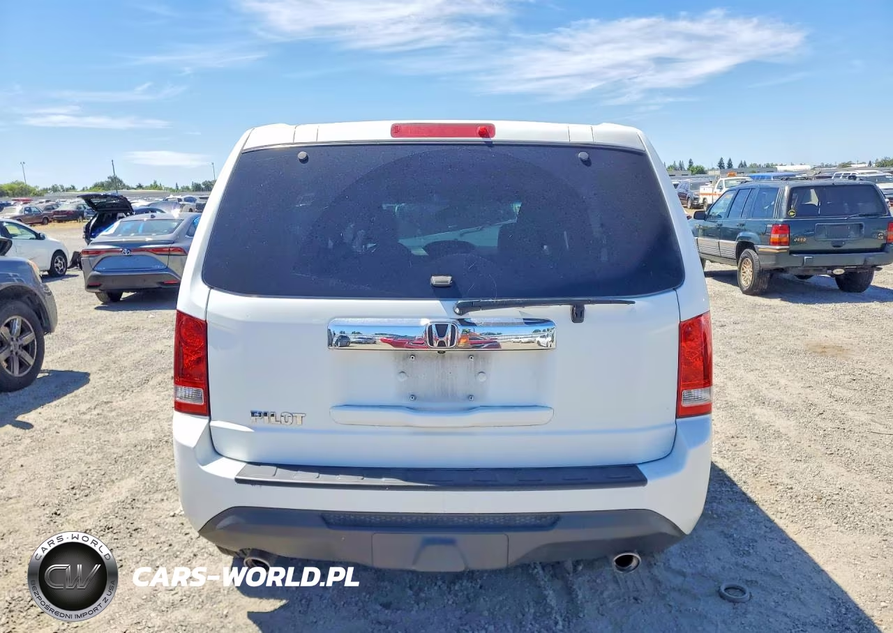 2012 Honda Pilot Exl VIN:5FNYF3H58CB032428 - 6