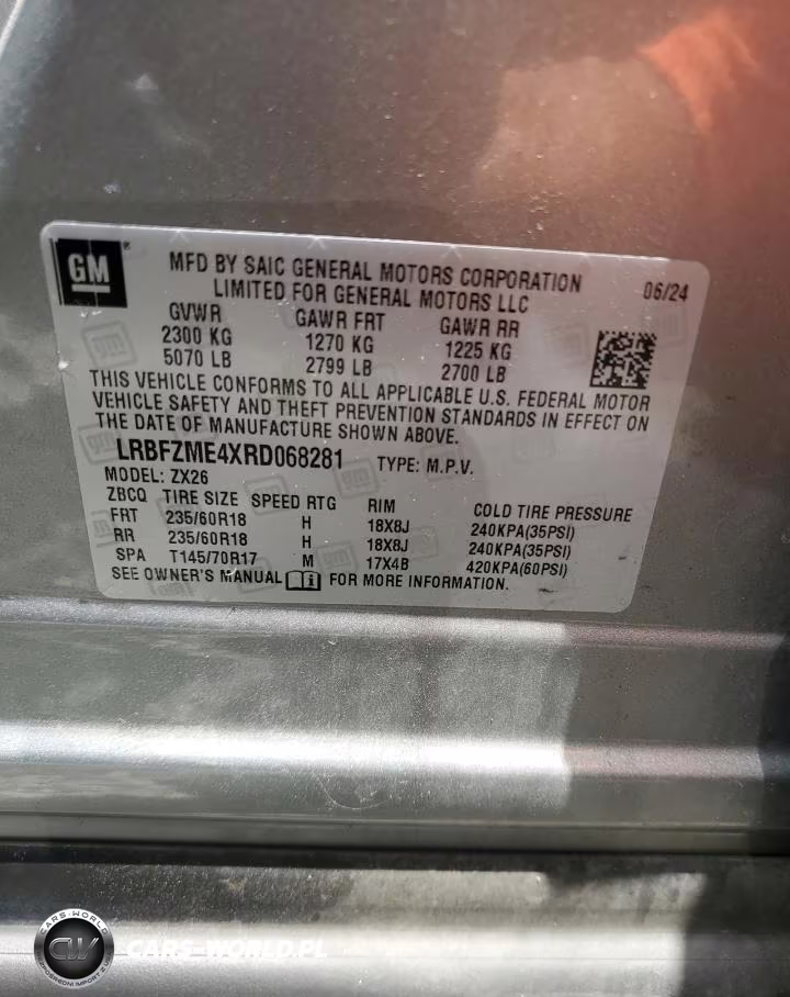 2024 Buick Envision Preferred VIN:LRBFZME4XRD068281 - 12