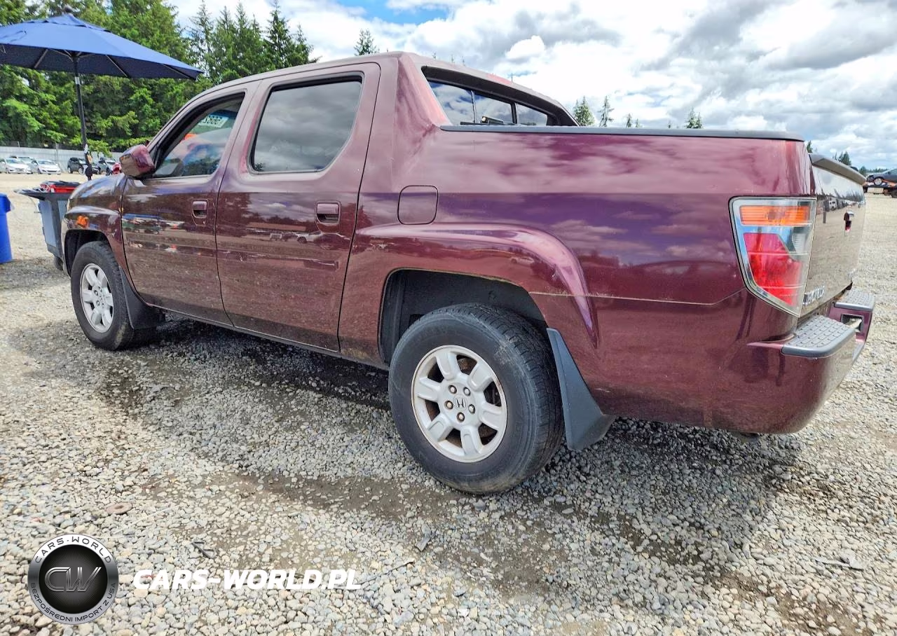 2007 Honda Ridgeline Rtl VIN:2HJYK16527H003442 - 2