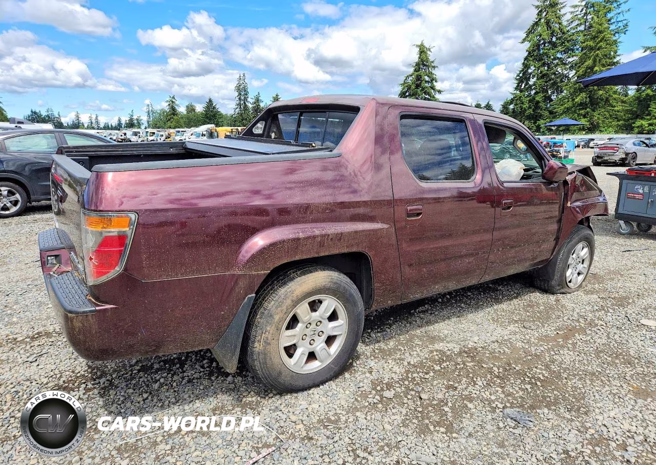 2007 Honda Ridgeline Rtl VIN:2HJYK16527H003442 - 3