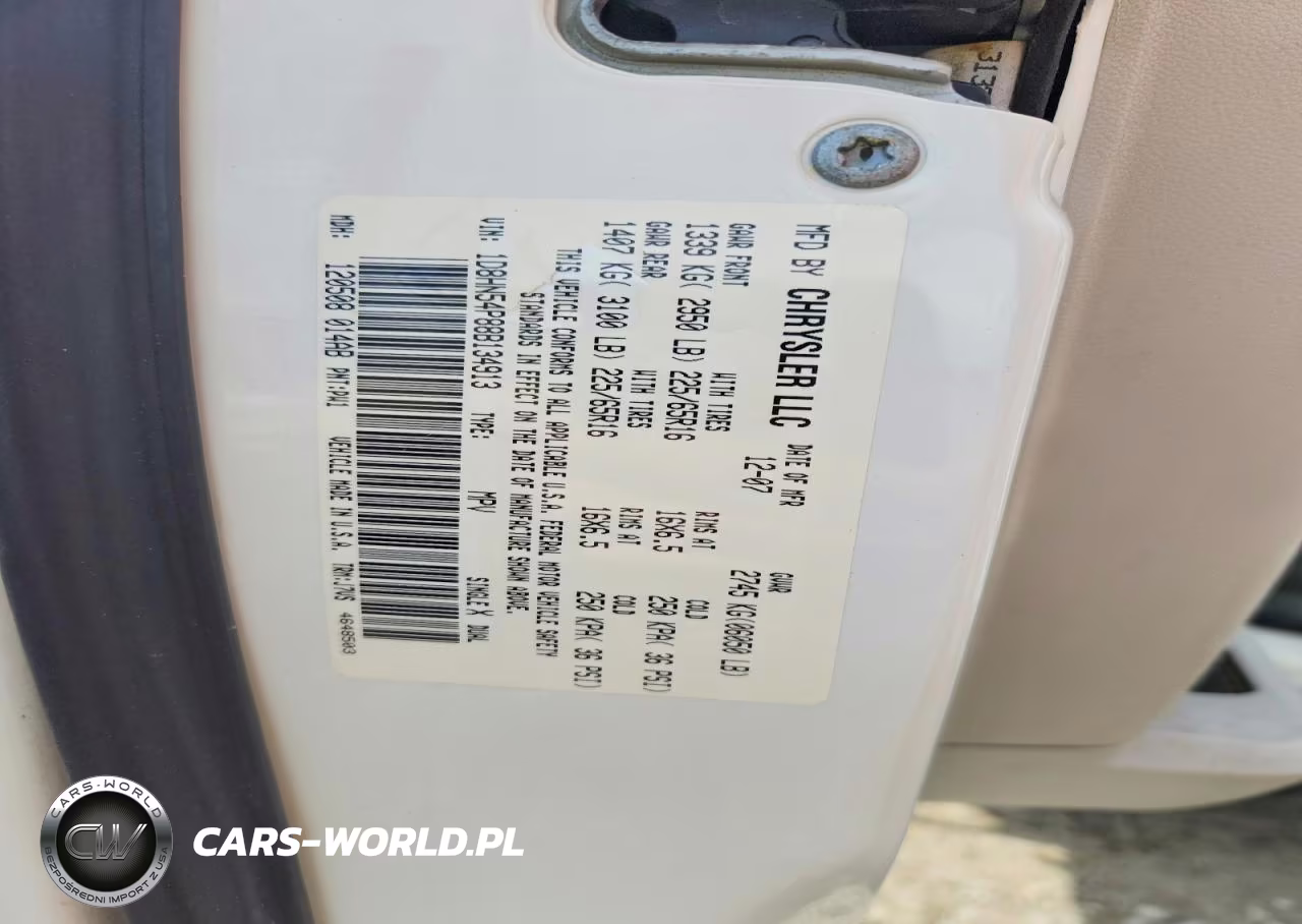 2008 Dodge Caravan VIN:1D8HN54P88B134913 - 13
