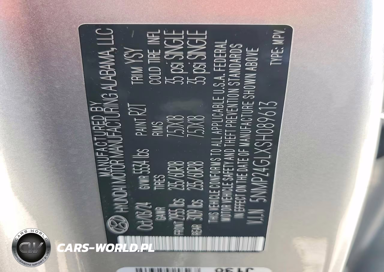 2025 Hyundai Santa Fe Sel VIN:5NMP24GLXSH089613 - 13