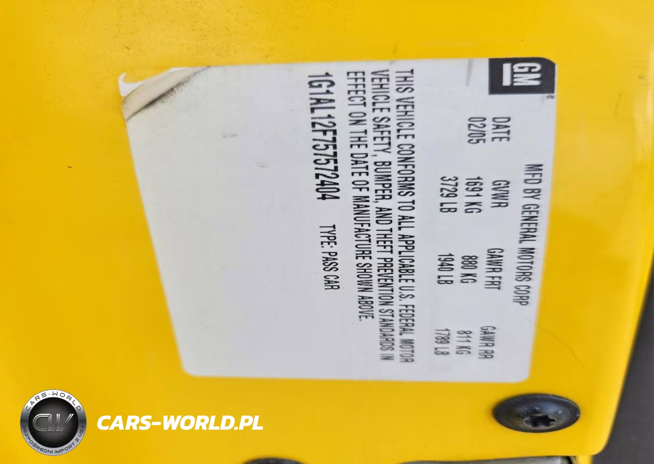 2005 Chevrolet Cobalt Ls VIN:1G1AL12F757572404 - 13