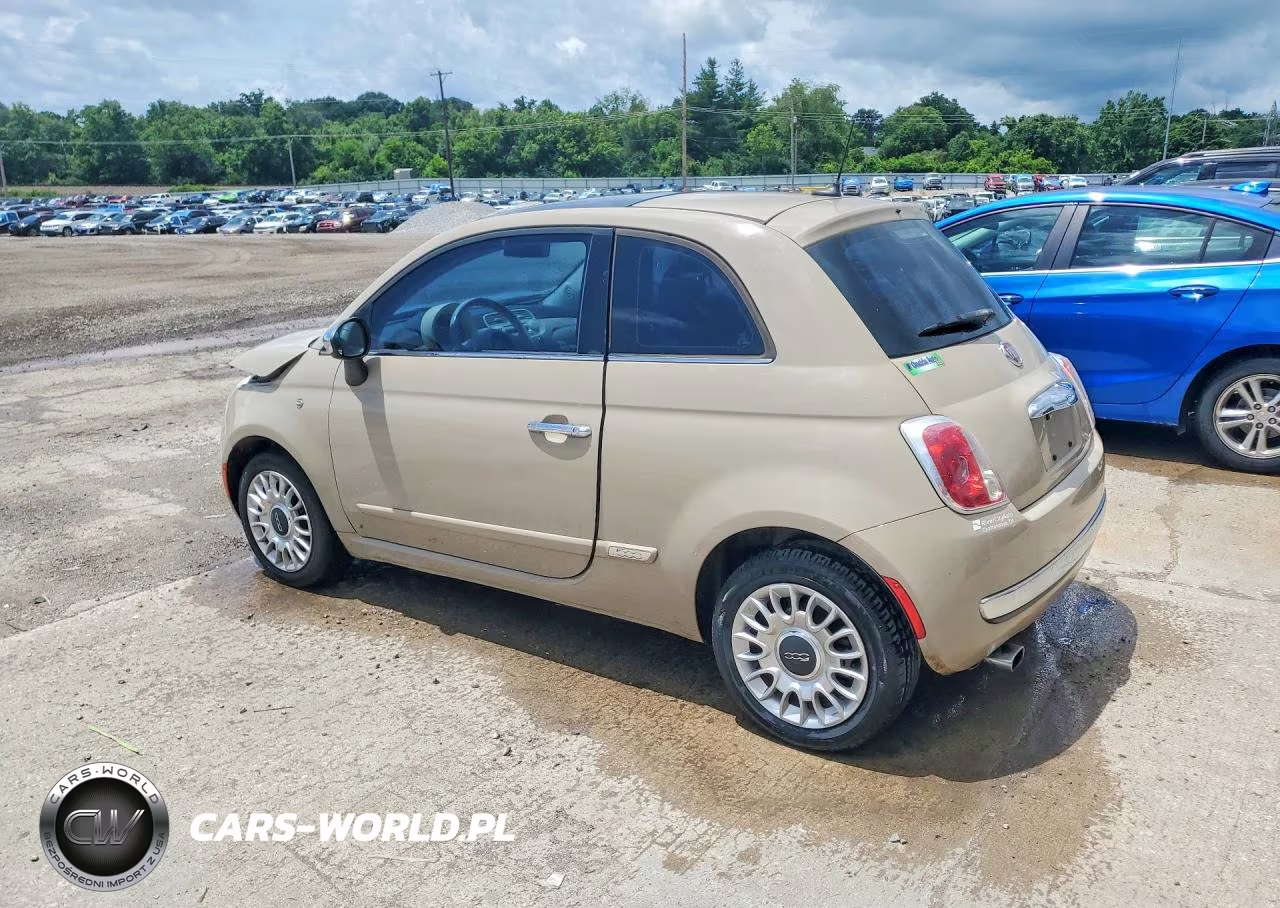 2012 Fiat 500 Lounge VIN:3C3CFFCR8CT106362 - 2