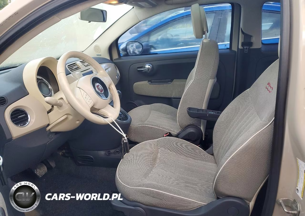 2012 Fiat 500 Lounge VIN:3C3CFFCR8CT106362 - 7