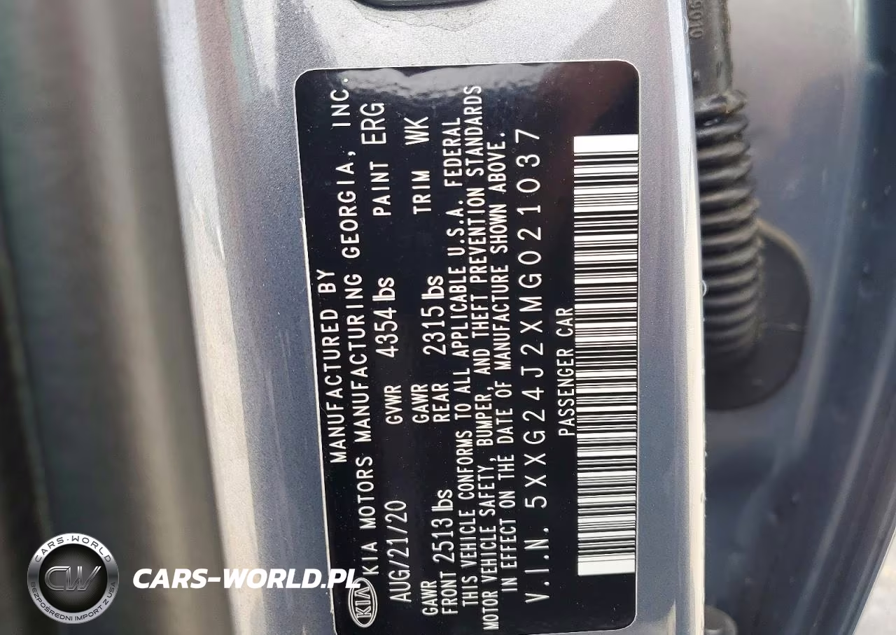 2021 Kia K5 Lx VIN:5XXG24J2XMG021037 - 12