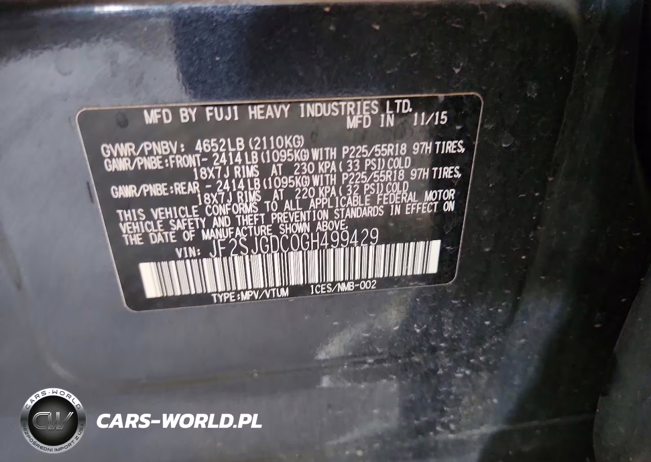 2016 Subaru Forester 2.0Xt Premium VIN:JF2SJGDC0GH499429 - 13