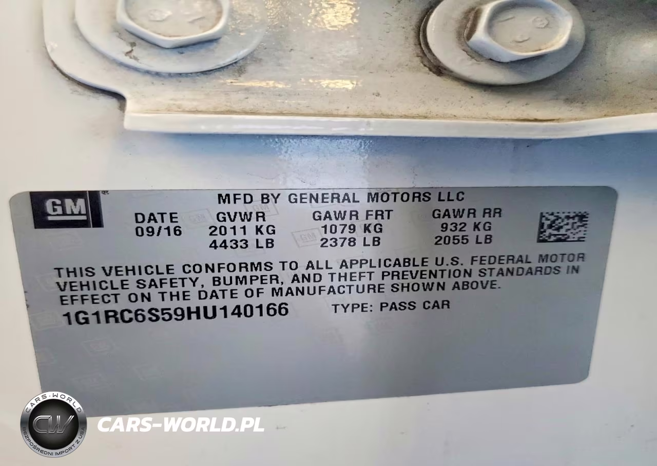 2017 Chevrolet Volt Lt VIN:1G1RC6S59HU140166 - 12
