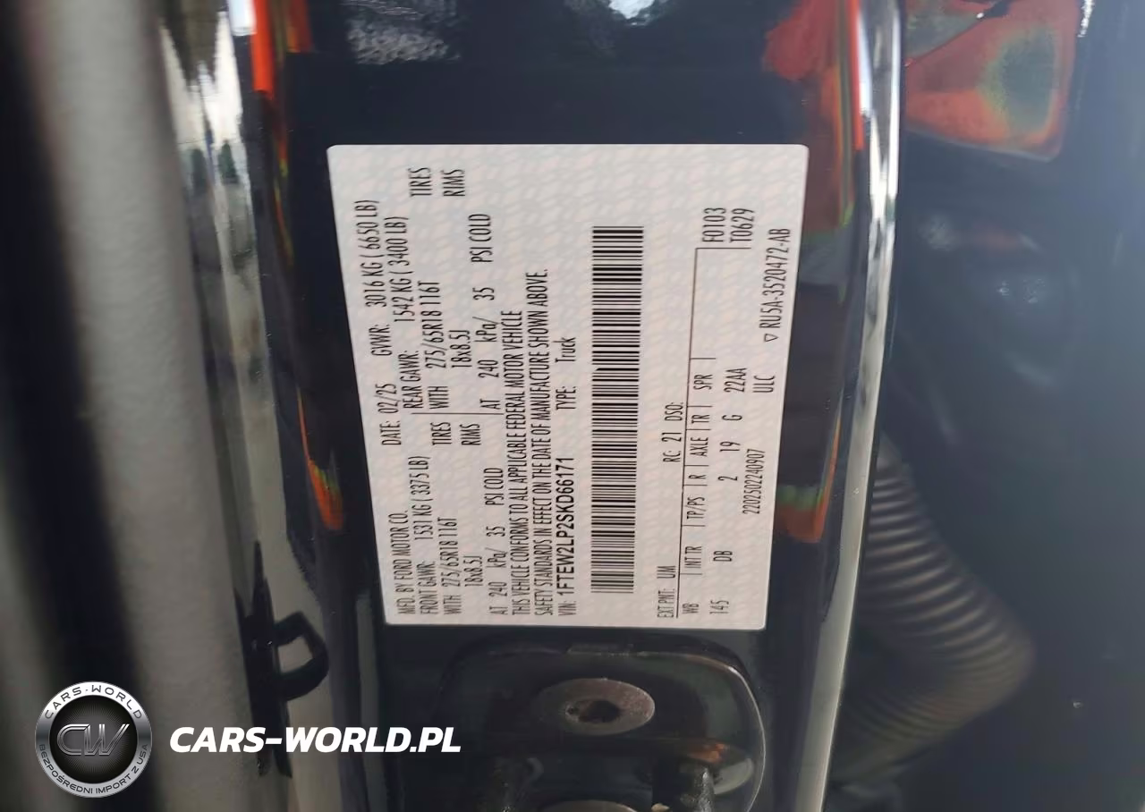 2025 Ford F150 Stx VIN:1FTEW2LP2SKD66171 - 12