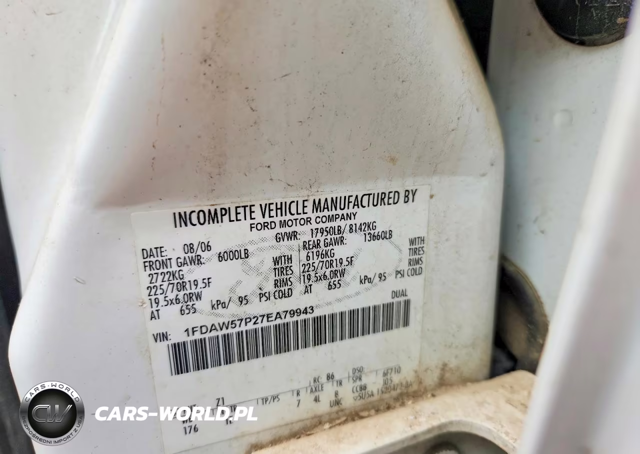2007 Ford F550 Super Duty Dump Truck VIN:1FDAW57P27EA79943 - 10