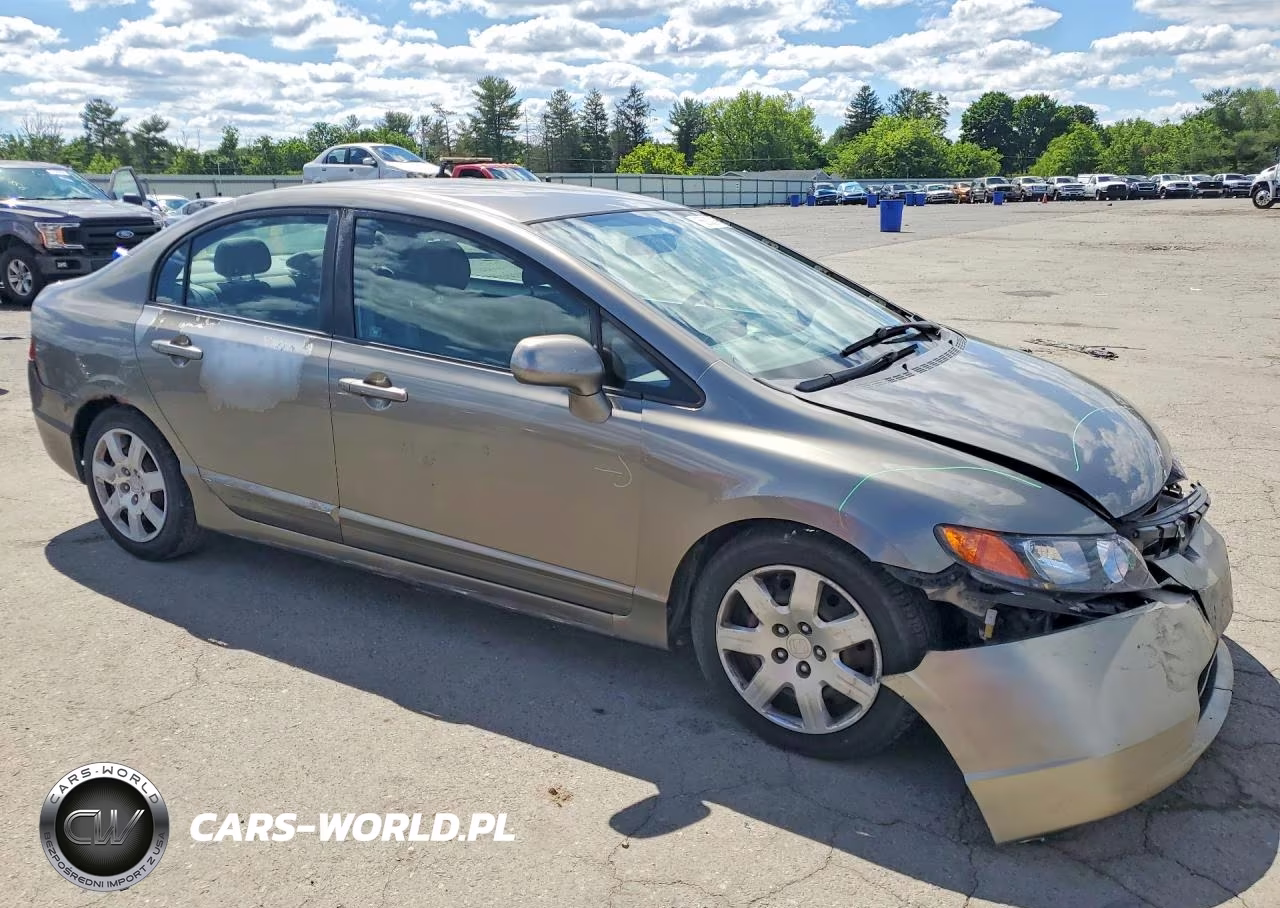 2008 Honda Civic Lx VIN:2HGFA165X8H325263 - 4
