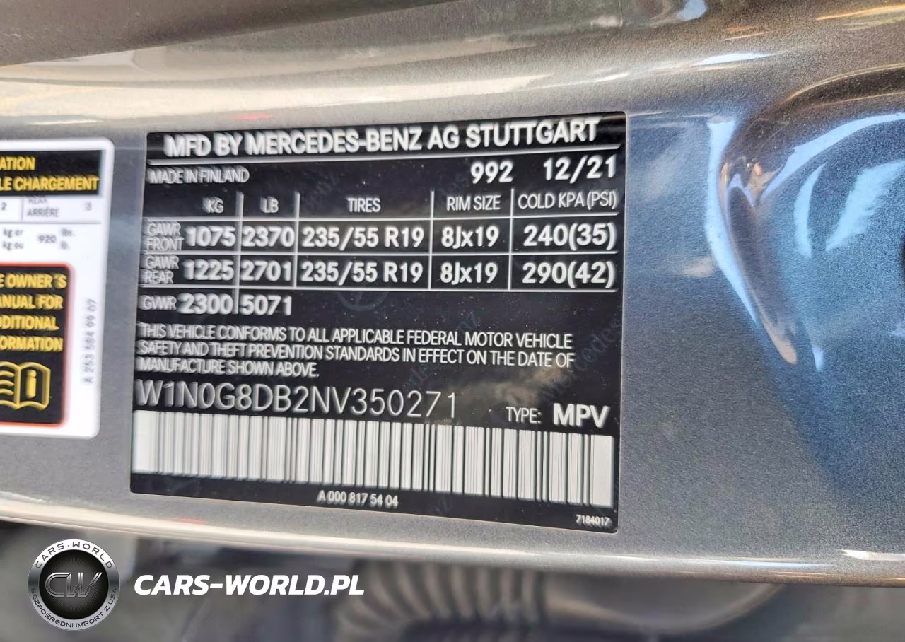 2022 Mercedes-Benz Glc 300 Suv VIN:W1N0G8DB2NV350271 - 13