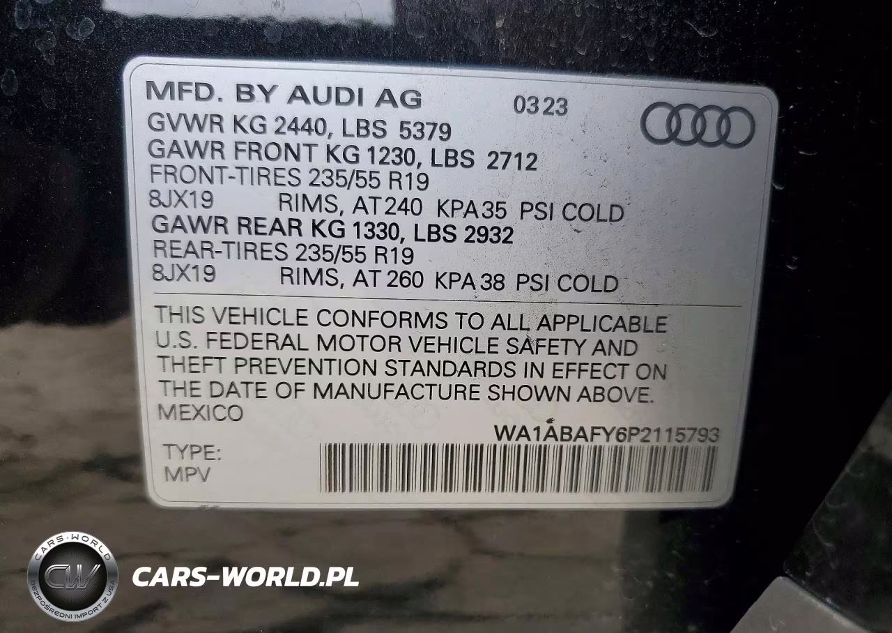 2023 Audi Q5 Premium 40 VIN:WA1ABAFY6P2115793 - 14