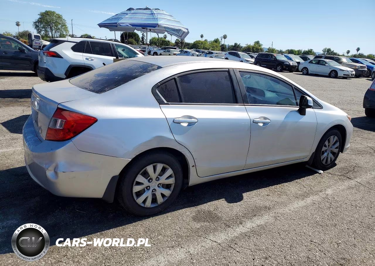 2012 Honda Civic Lx VIN:19XFB2F59CE383760 - 3