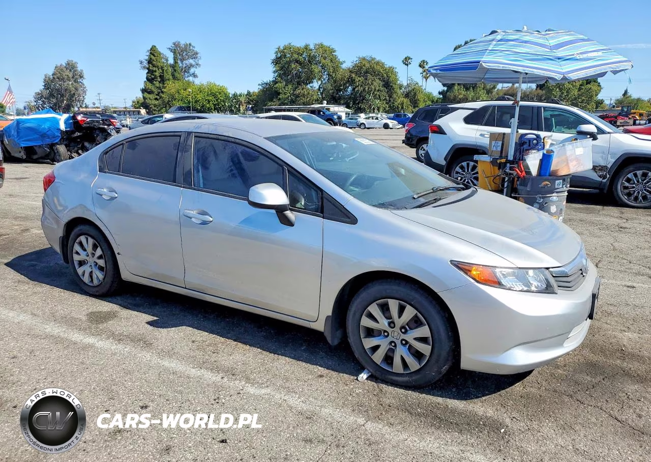 2012 Honda Civic Lx VIN:19XFB2F59CE383760 - 4