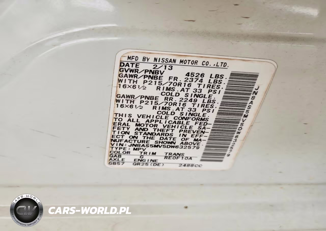 2013 Nissan Rogue S VIN:JN8AS5MV5DW632579 - 13