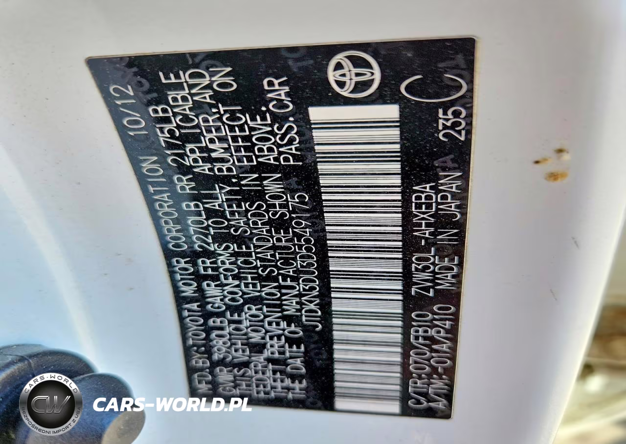 2013 Toyota Prius Three VIN:JTDKN3DU3D5549175 - 12