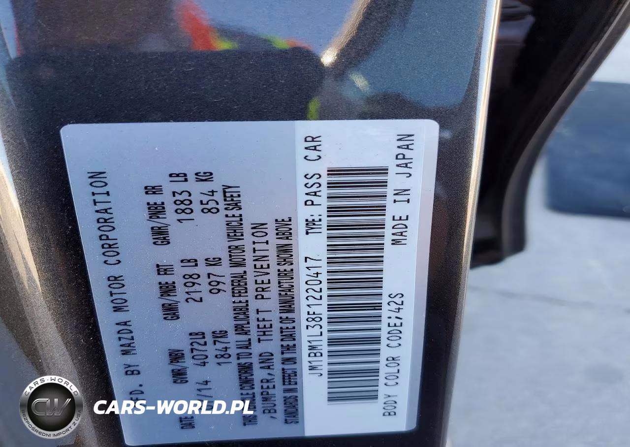 2015 Mazda 3 Touring VIN:JM1BM1L38F1220417 - 13