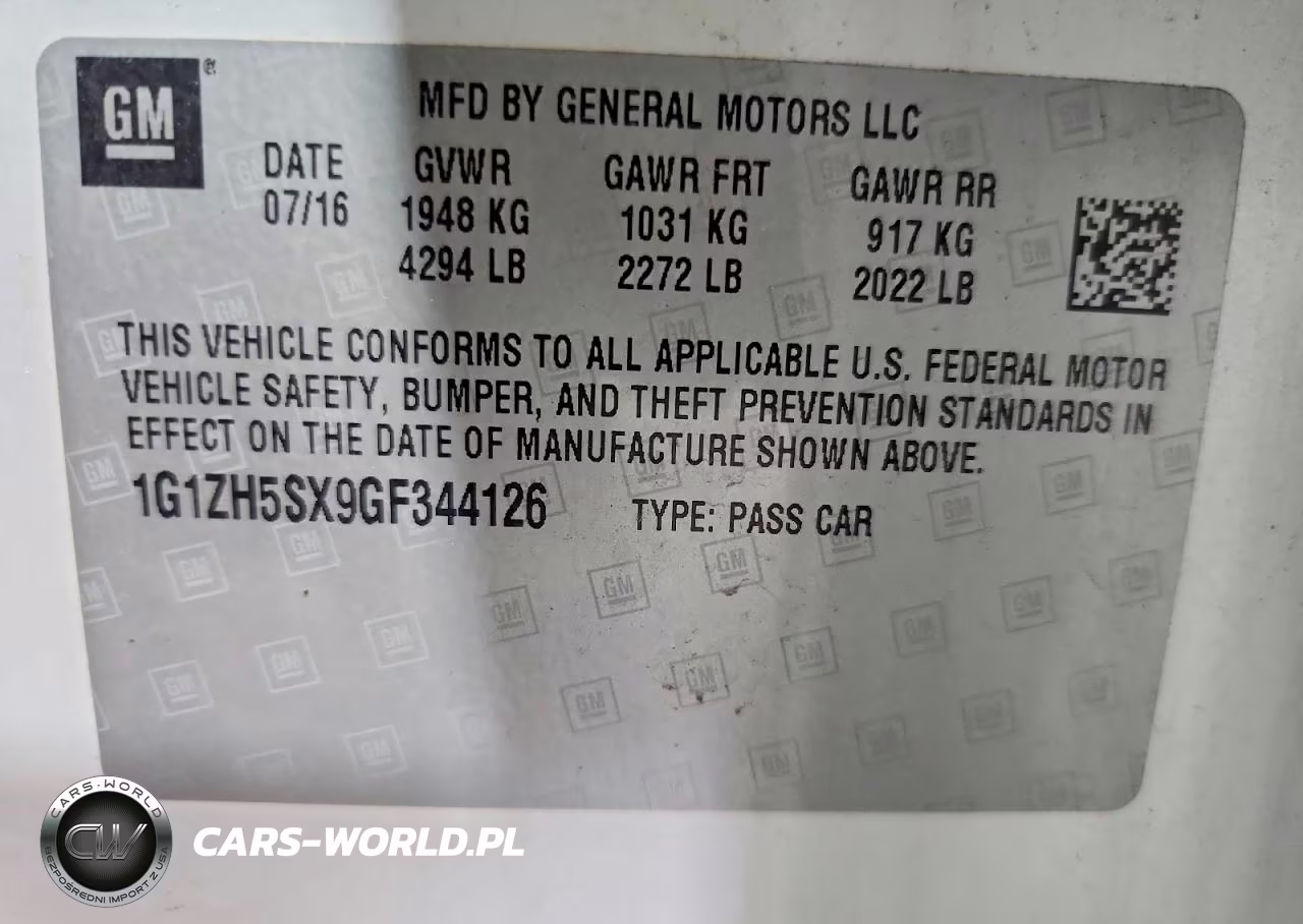 2016 Chevrolet Malibu Premier VIN:1G1ZH5SX9GF344126 - 12
