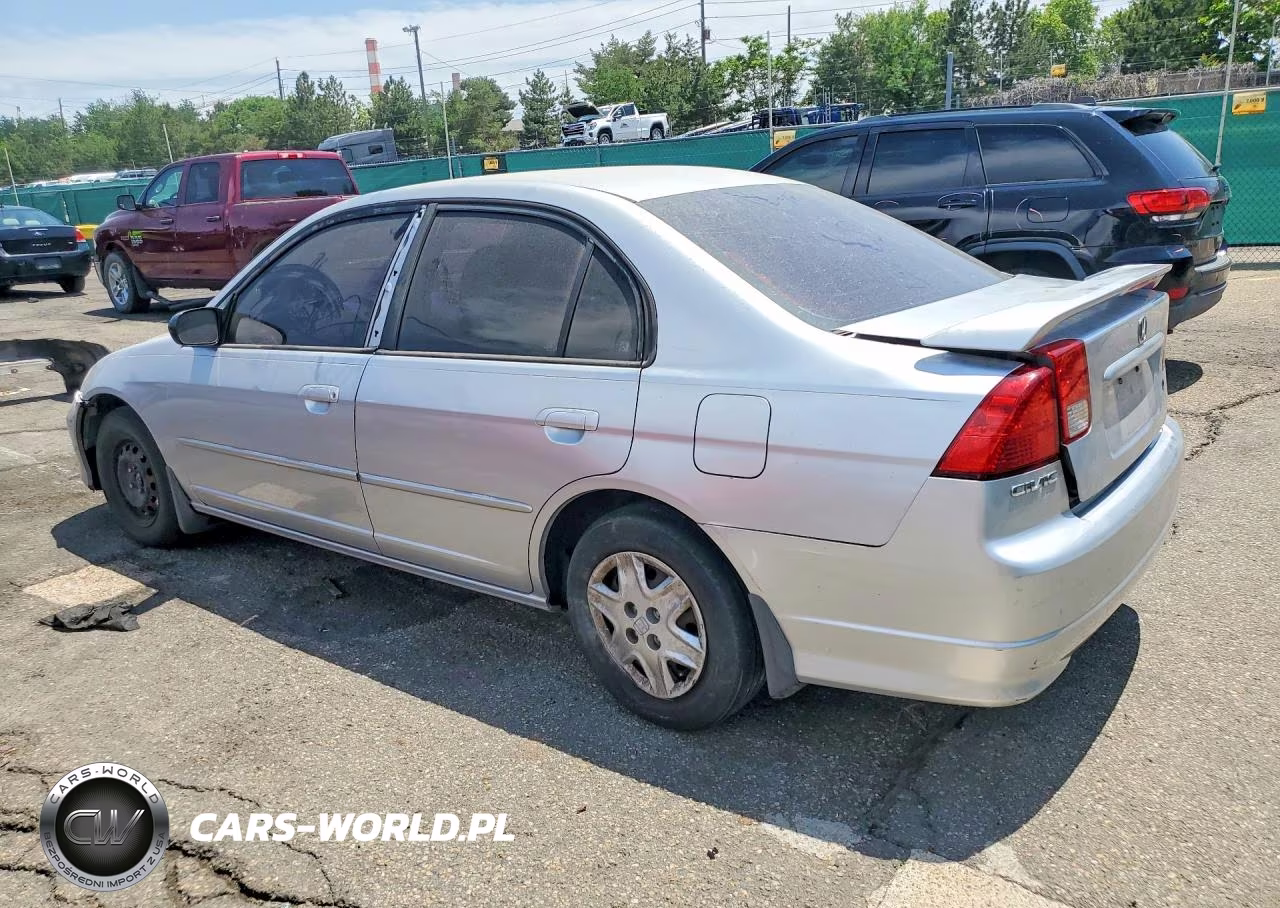 2005 Honda Civic Lx VIN:2HGES16525H623391 - 2