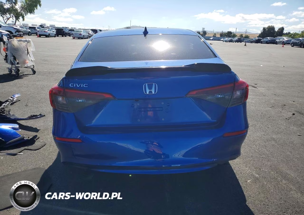 2022 Honda Civic Lx VIN:2HGFE2F27NH528736 - 6