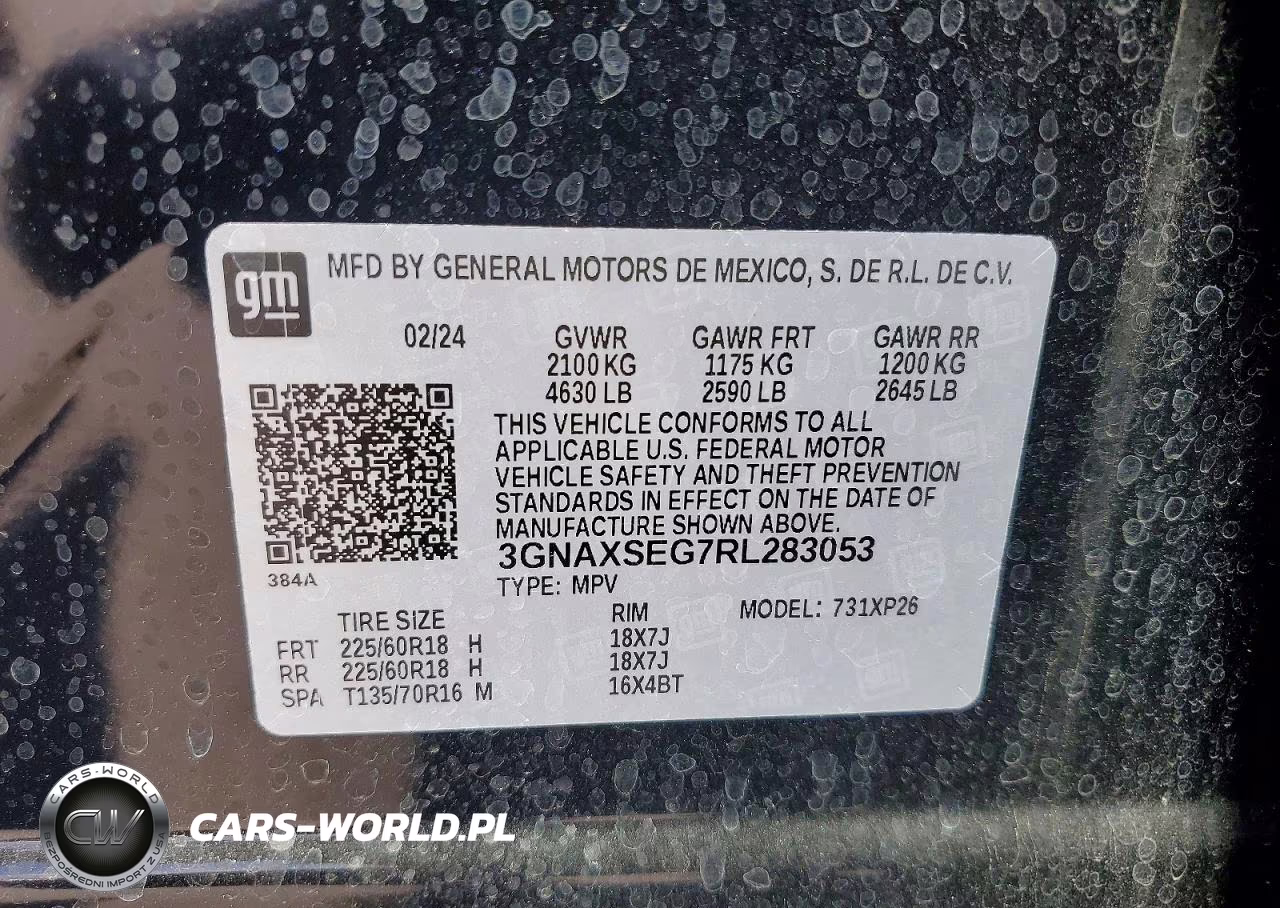 2024 Chevrolet Equinox Ls VIN:3GNAXSEG7RL283053 - 13