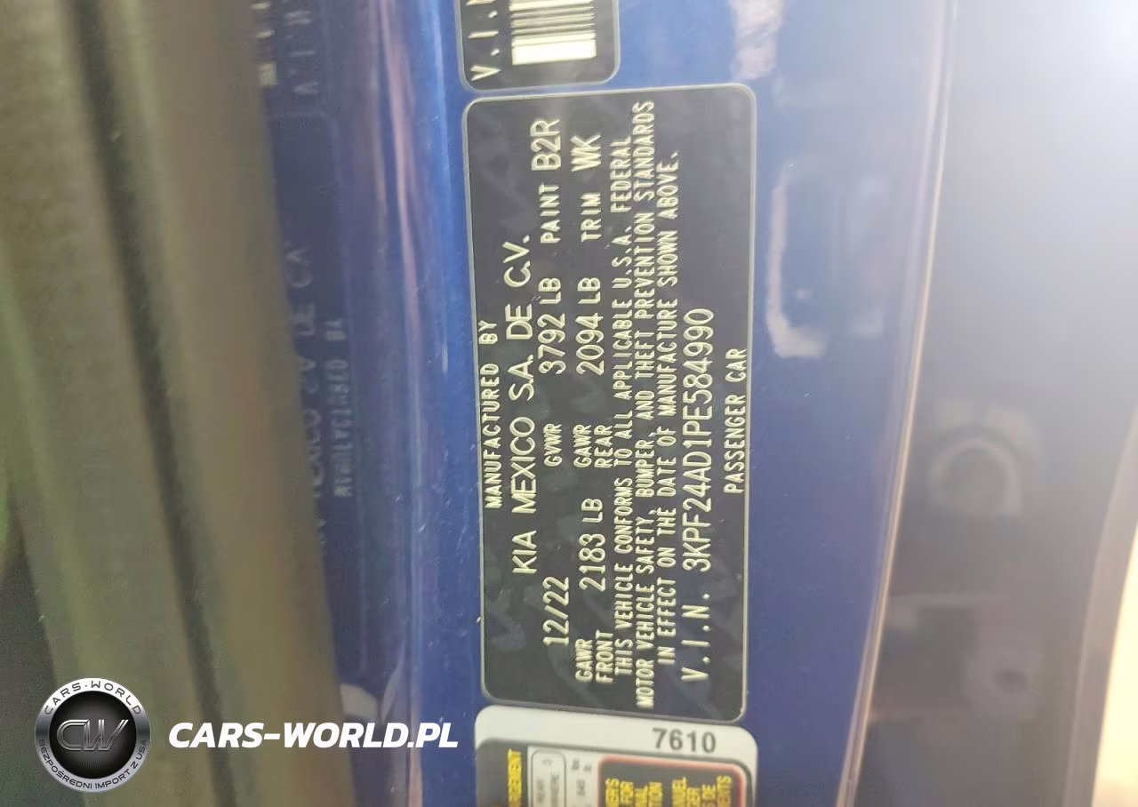 2023 Kia Forte Lxs VIN:3KPF24AD1PE584990 - 13