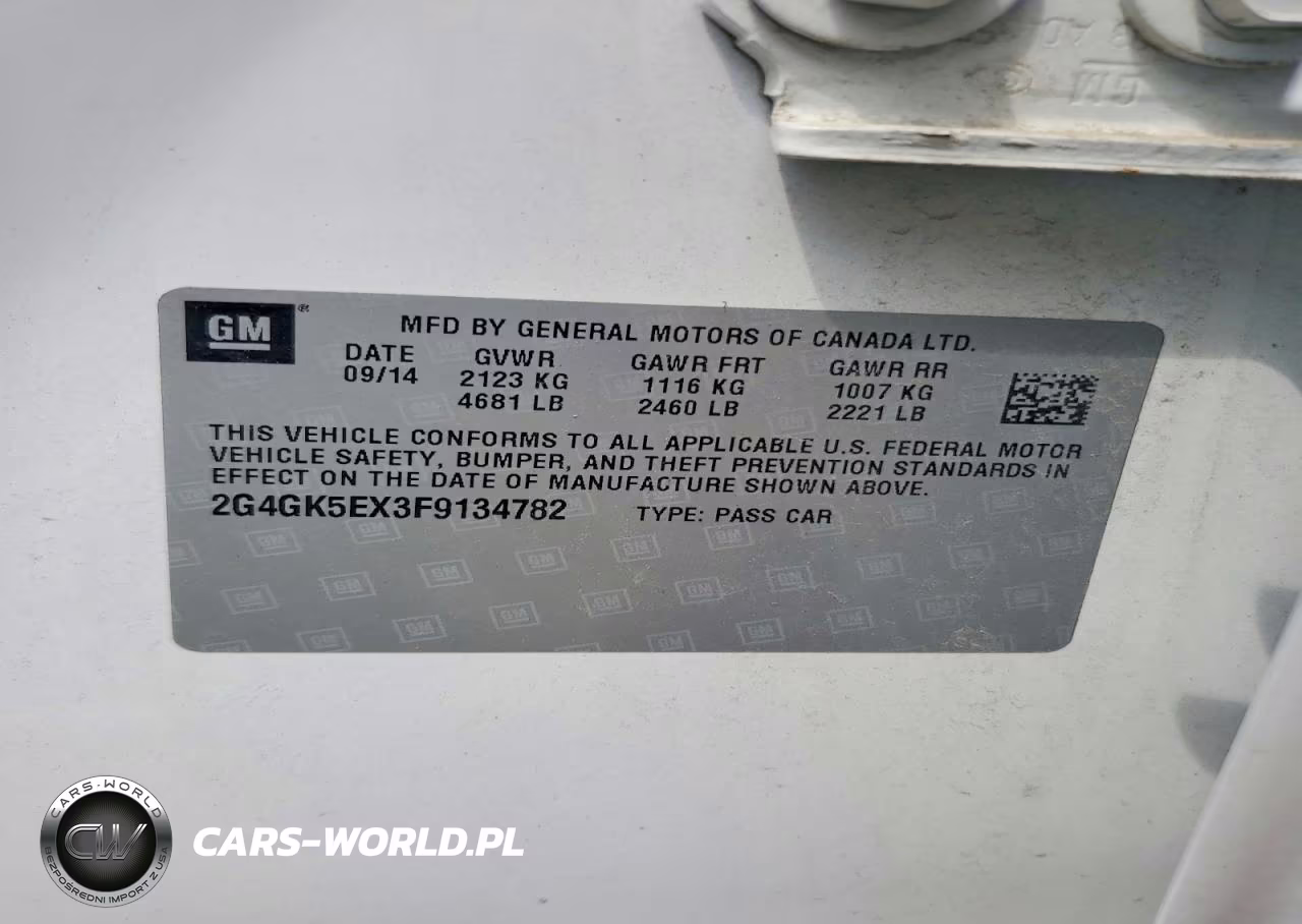 2015 Buick Regal VIN:2G4GK5EX3F9134782 - 12