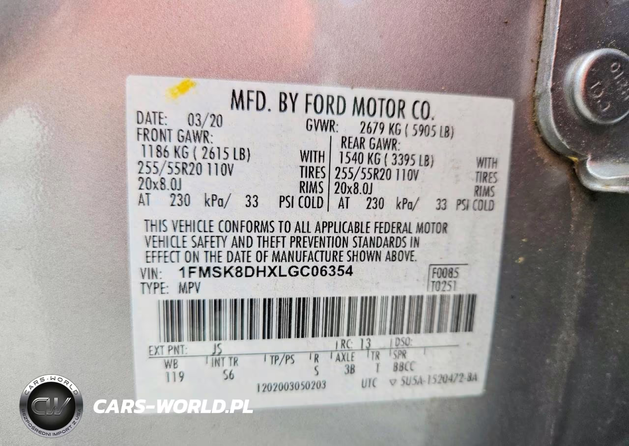 2020 Ford Explorer Xlt VIN:1FMSK8DHXLGC06354 - 13