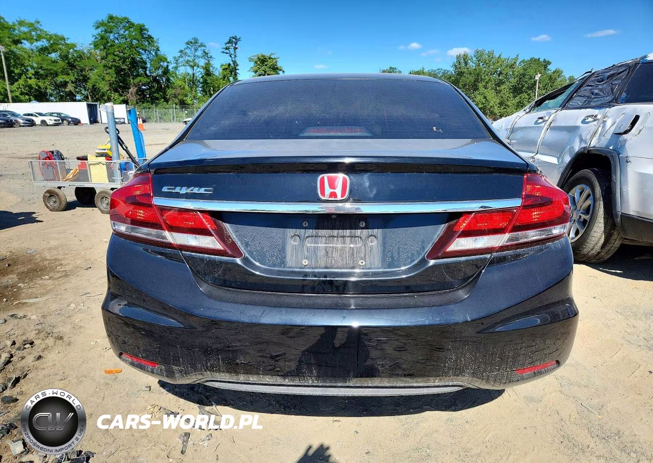 2015 Honda Civic Lx VIN:19XFB2F57FE003805 - 6