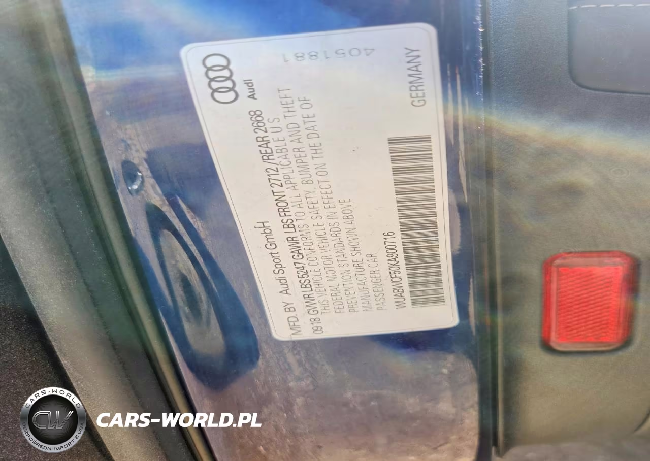 2019 Audi Rs5 VIN:WUABWCF50KA900716 - 13