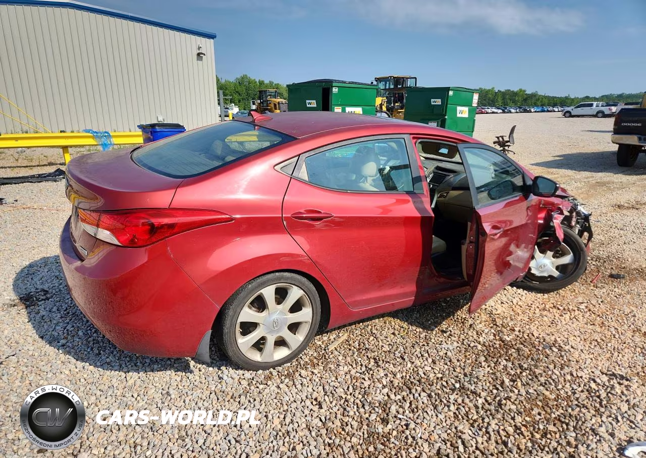 2013 Hyundai Elantra Limited VIN:KMHDH4AEXDU561411 - 3