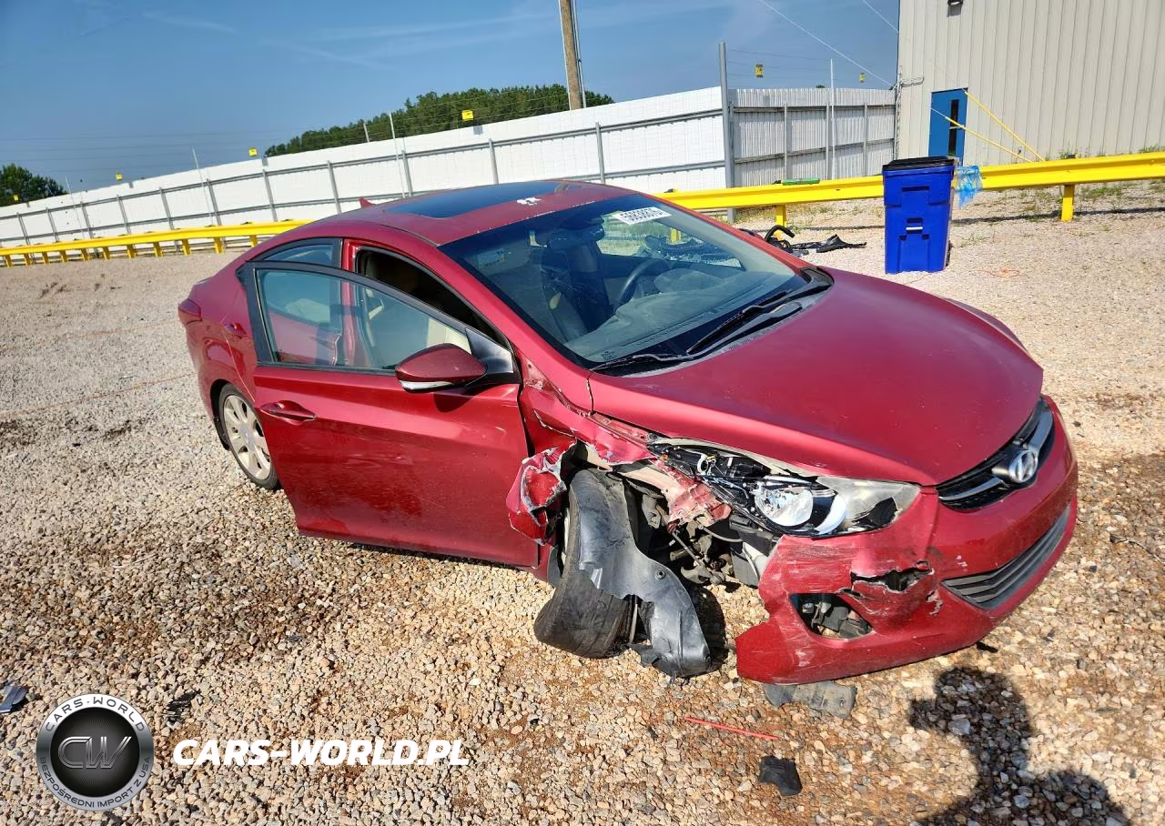 2013 Hyundai Elantra Limited VIN:KMHDH4AEXDU561411 - 4