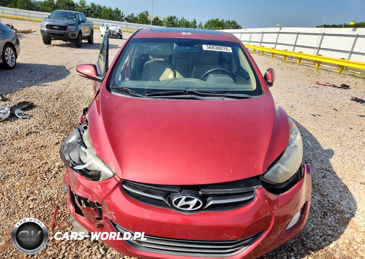 2013 Hyundai Elantra Limited VIN:KMHDH4AEXDU561411 - 5