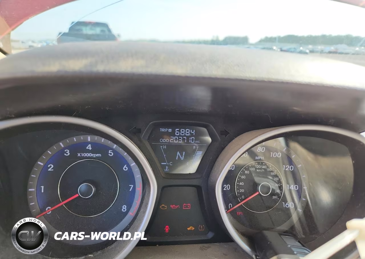 2013 Hyundai Elantra Limited VIN:KMHDH4AEXDU561411 - 9