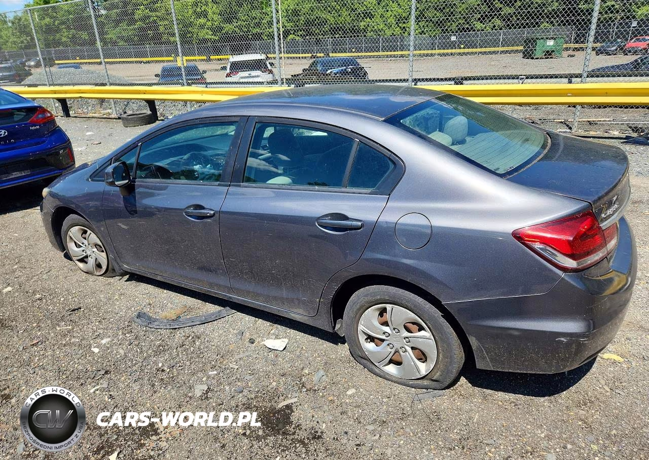 2013 Honda Civic Lx VIN:19XFB2F5XDE056611 - 2