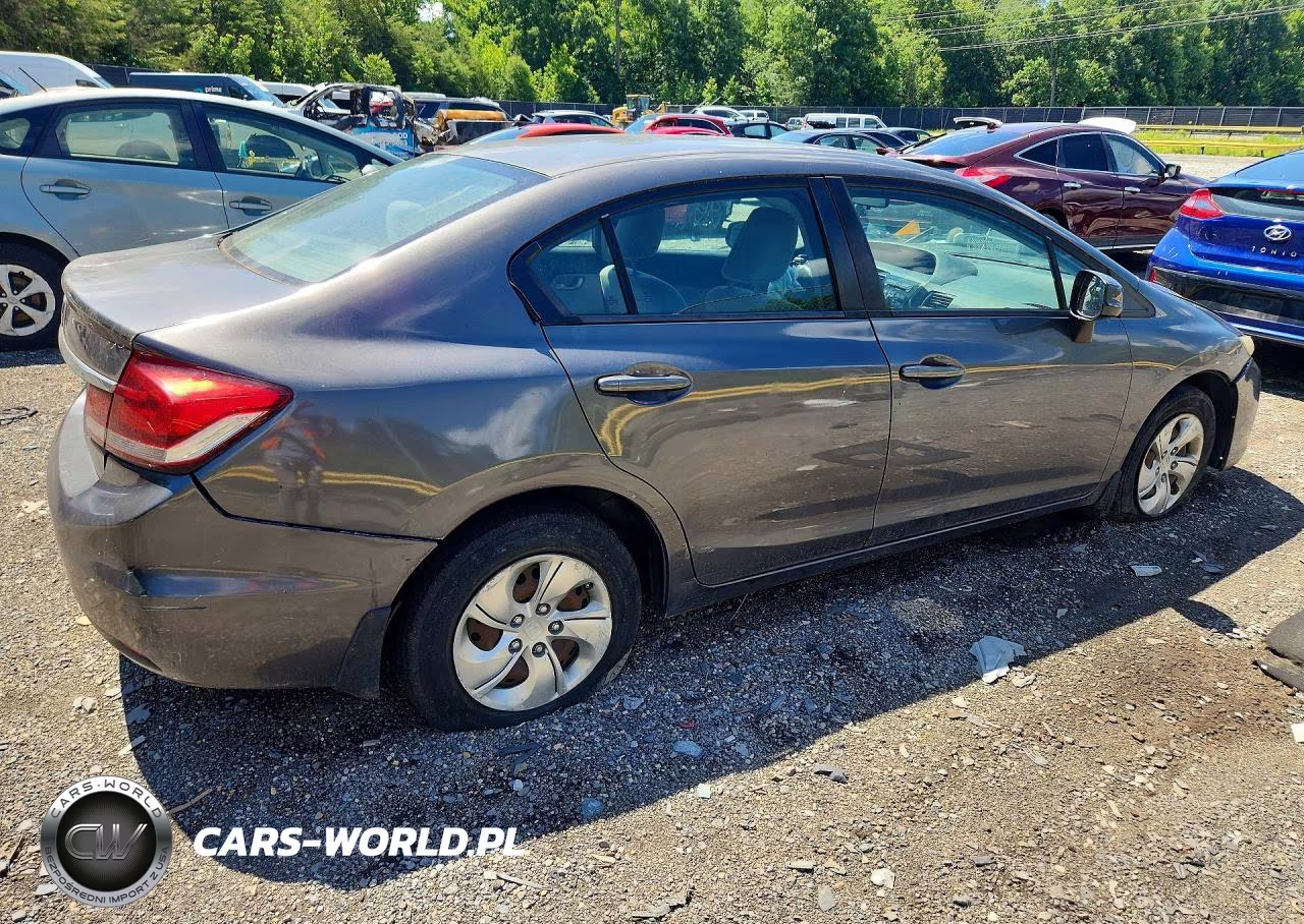 2013 Honda Civic Lx VIN:19XFB2F5XDE056611 - 3
