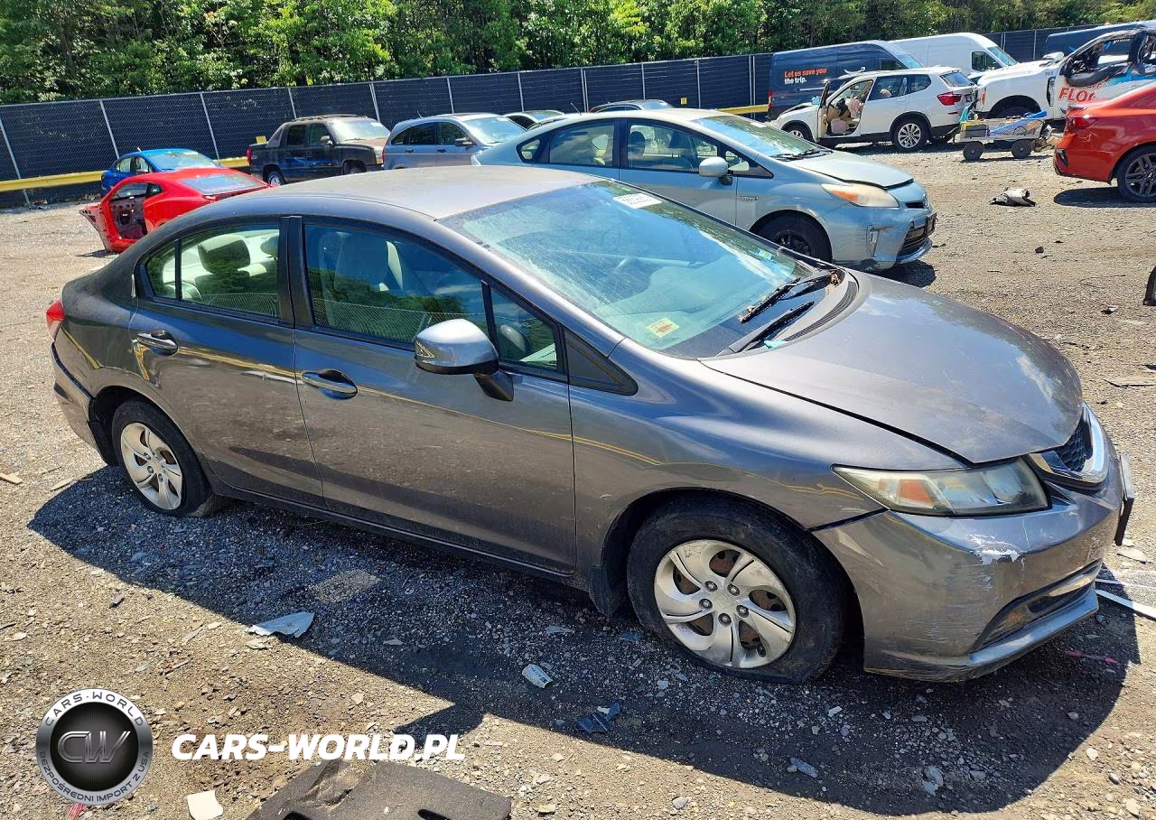2013 Honda Civic Lx VIN:19XFB2F5XDE056611 - 4