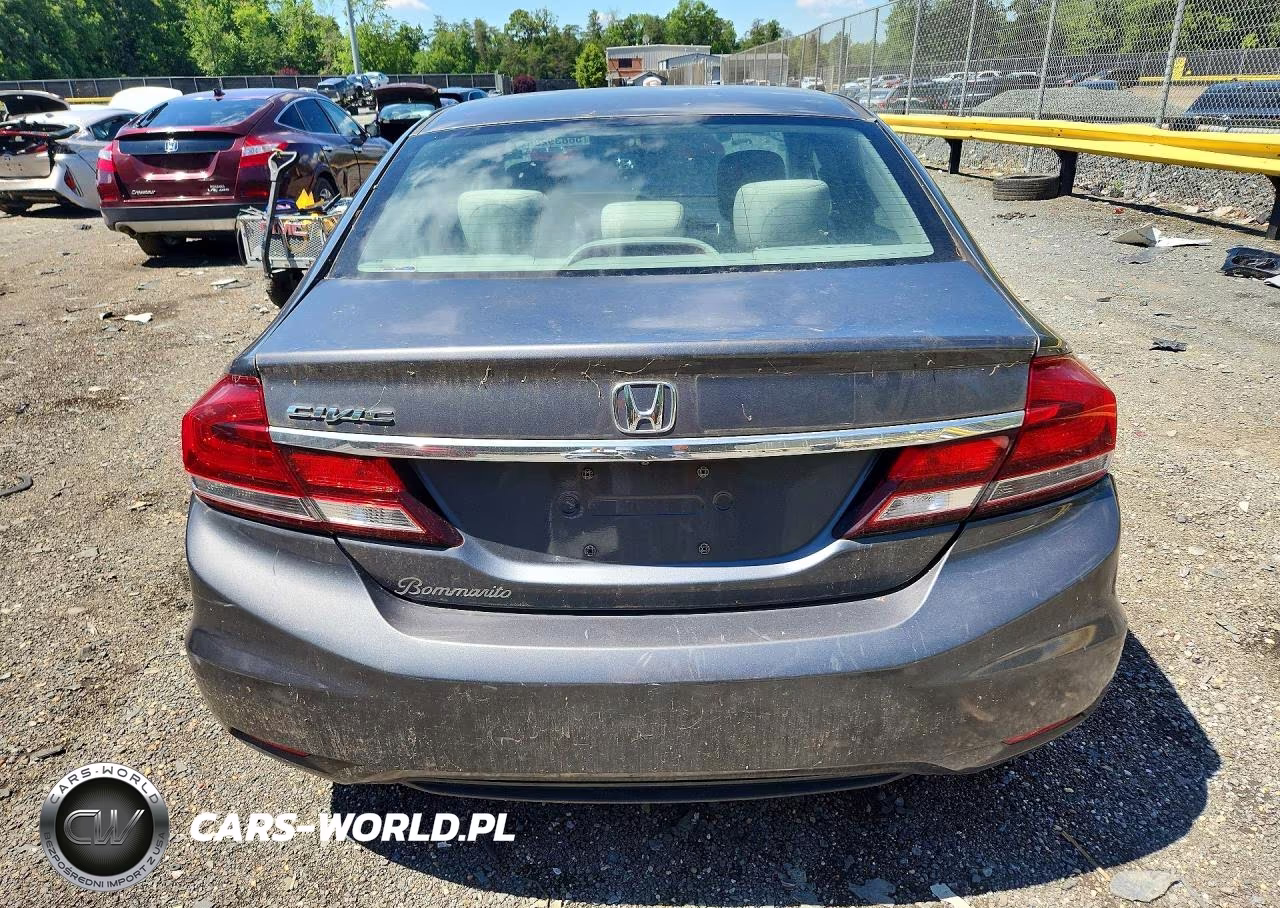 2013 Honda Civic Lx VIN:19XFB2F5XDE056611 - 6