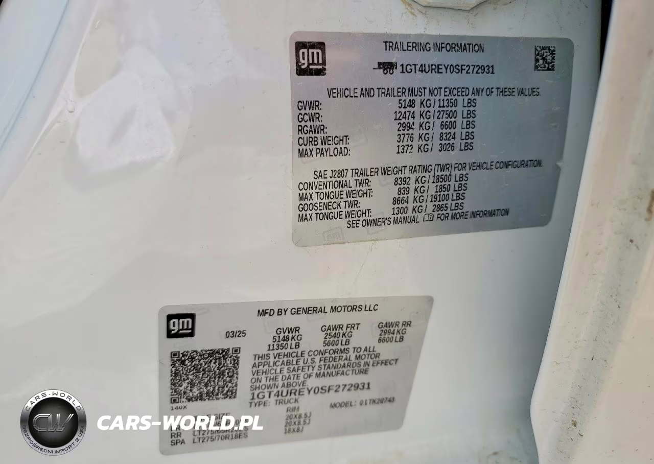 2025 GMC Sierra K2500 Denali VIN:1GT4UREY0SF272931 - 13