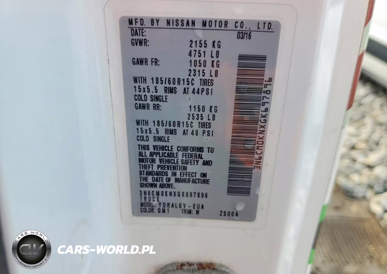 2016 Nissan Nv200 Sv VIN:3N6CM0KNXGK697896 - 14