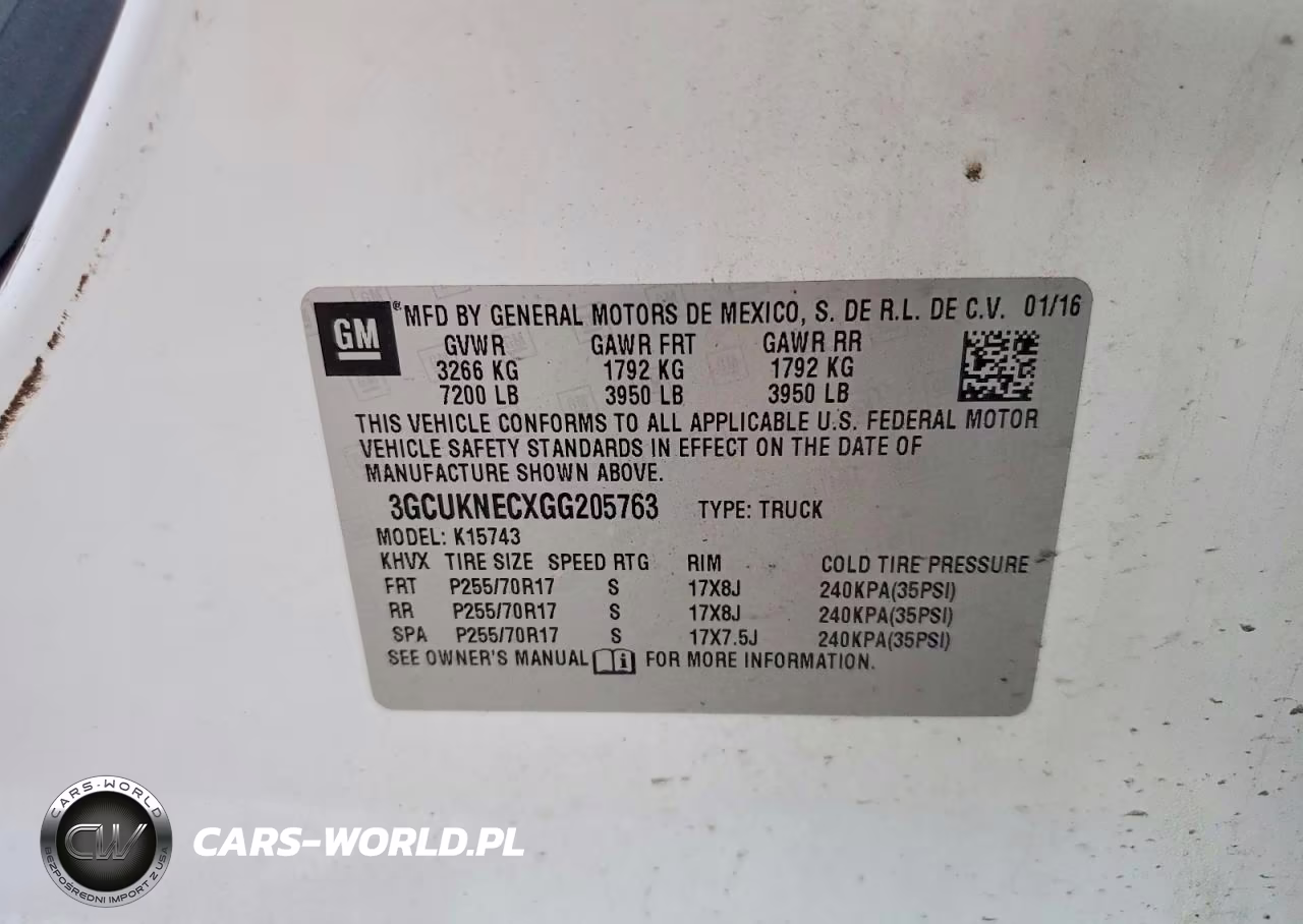 2016 Chevrolet Silverado K1500 VIN:3GCUKNECXGG205763 - 12