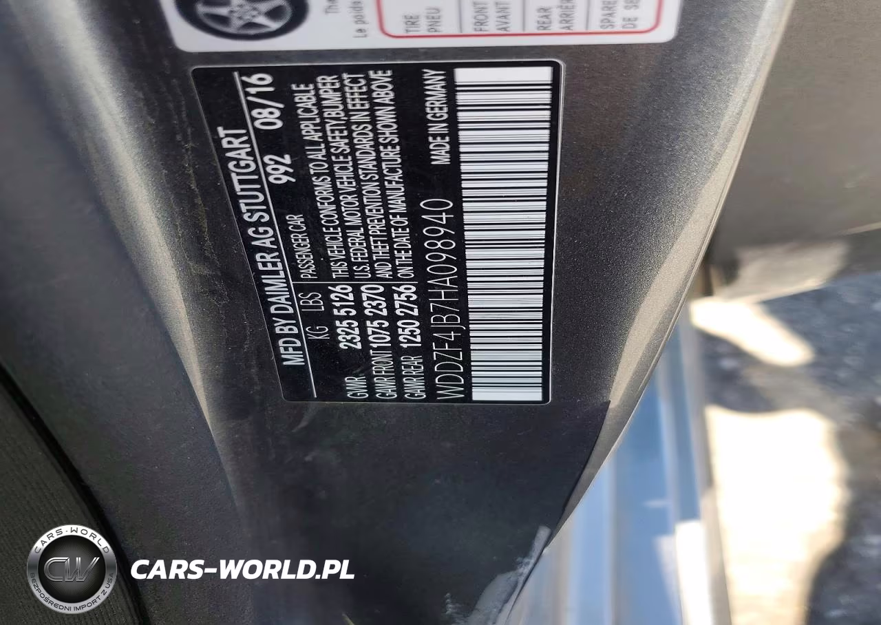 2017 Mercedes-Benz E 300 VIN:WDDZF4JB7HA098940 - 12