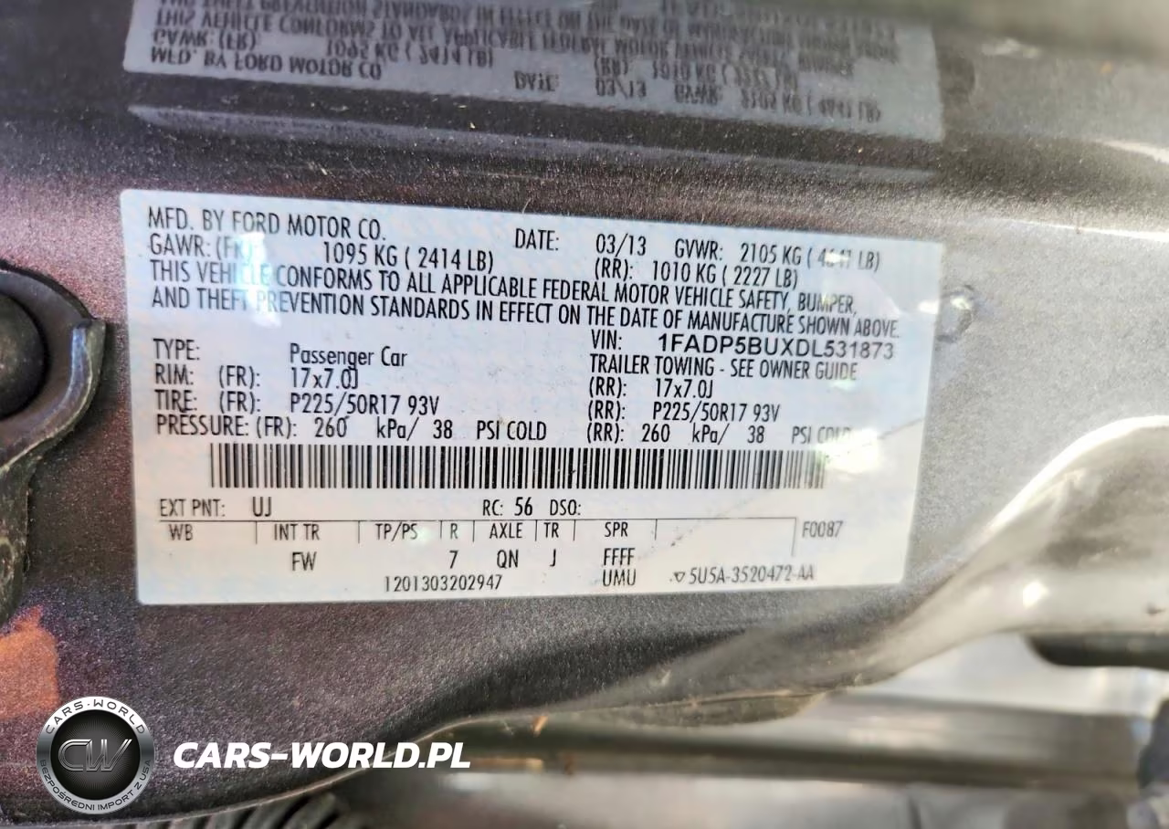 2013 Ford C-Max Sel VIN:1FADP5BUXDL531873 - 13