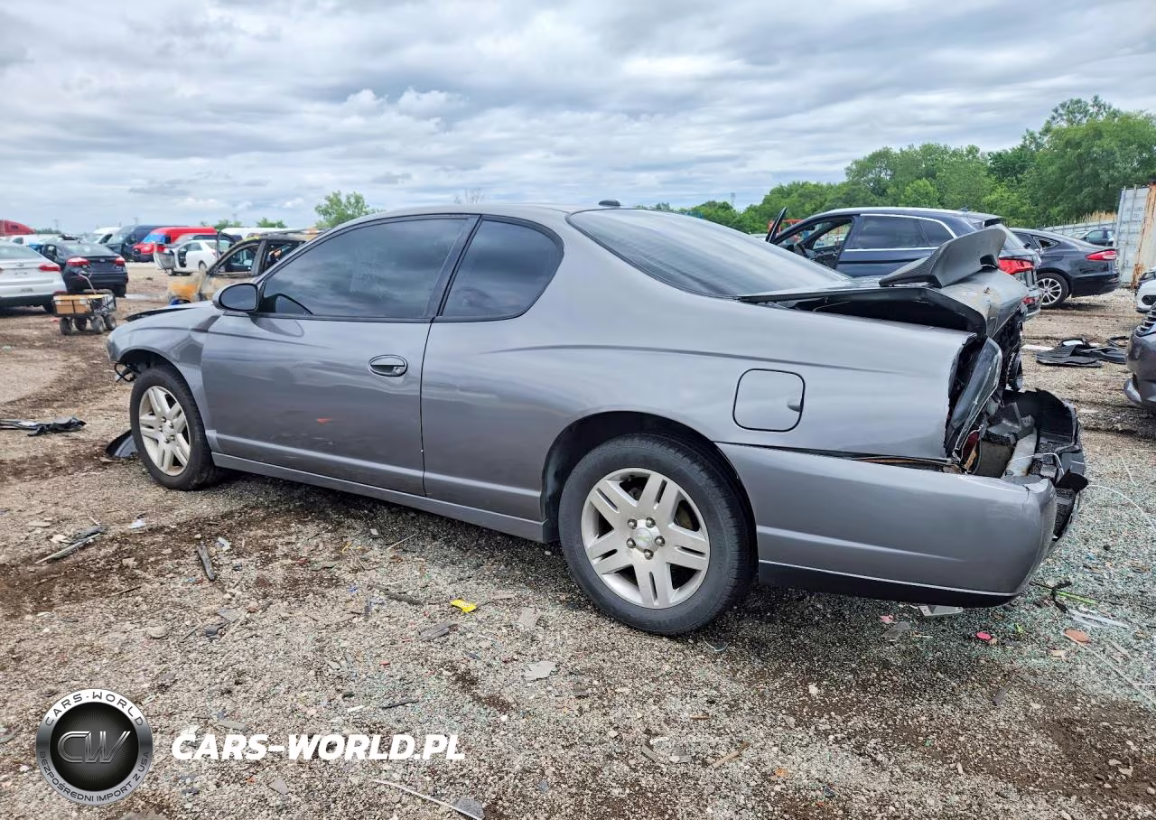 2007 Chevrolet Monte Carlo Lt VIN:2G1WK16K679277053 - 2
