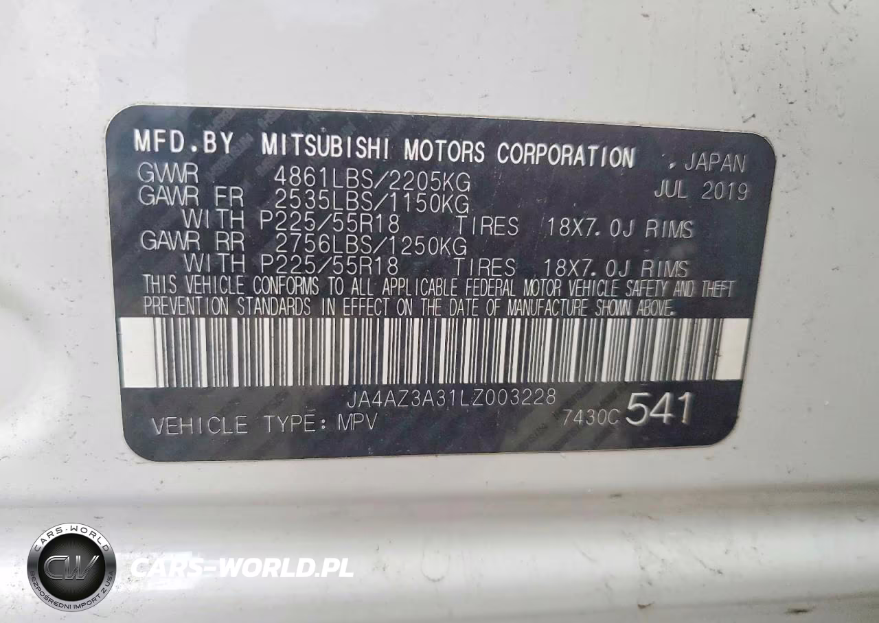 2020 Mitsubishi Outlander Se VIN:JA4AZ3A31LZ003228 - 13