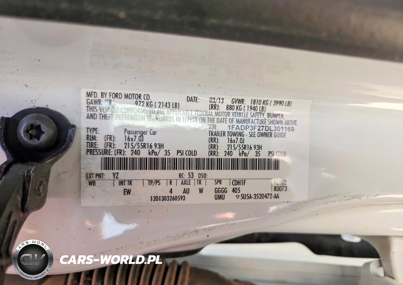 2013 Ford Focus Se VIN:1FADP3F27DL301169 - 12